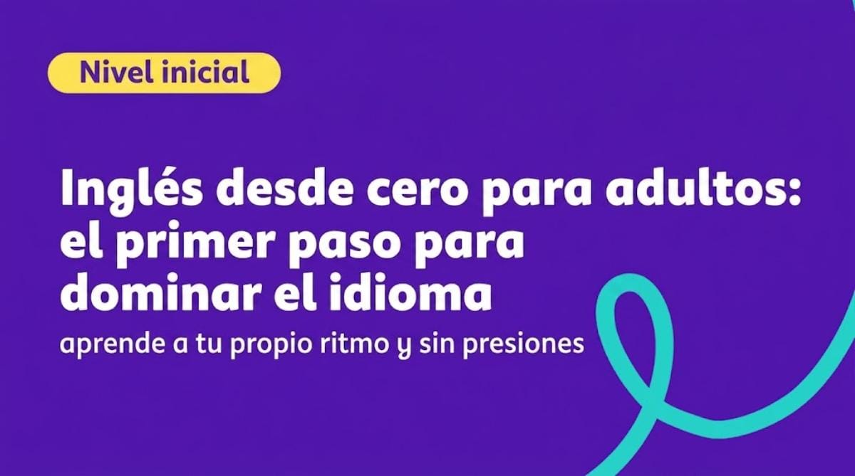 Inglés desde cero para adultos